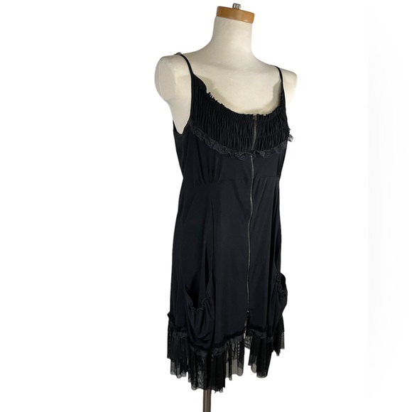 Sun Light Black Gothic Glam Dress - Picture 2 of 8